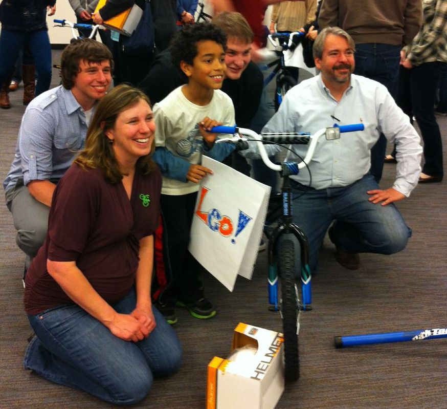 corporate charity bike build team building