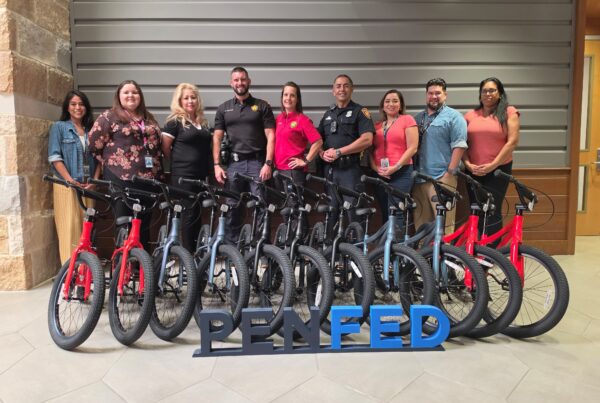 PenFed CU Bike Build Bikes Completed
